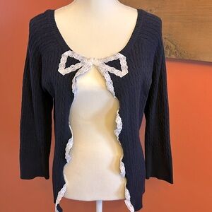 Upcycled Bow sweater